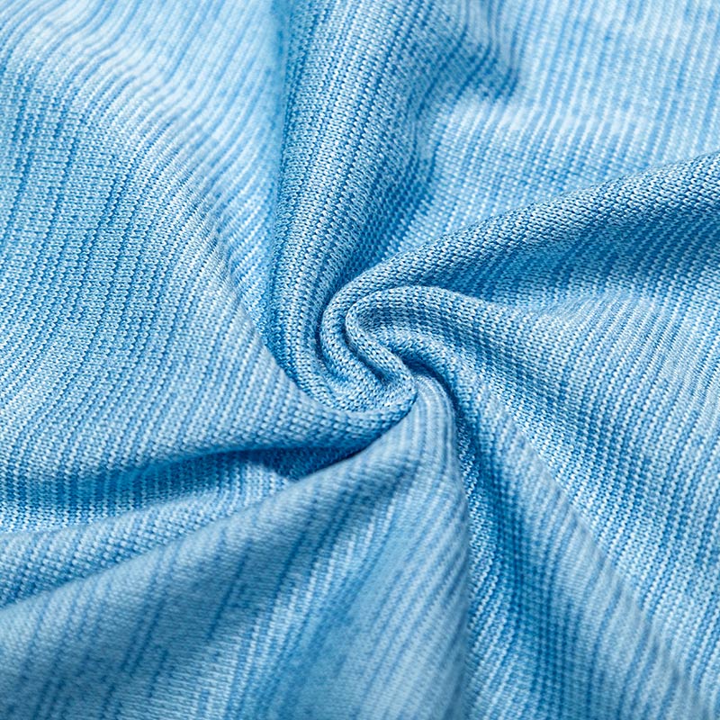 100% Poly CD Heather Jersey Alta elasticidad en todos los lados